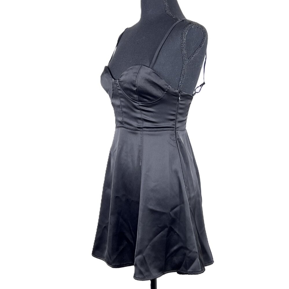 Urban Outfitters Black Orion Bustier Mini Dress - Size XS - Picture 3 of 12